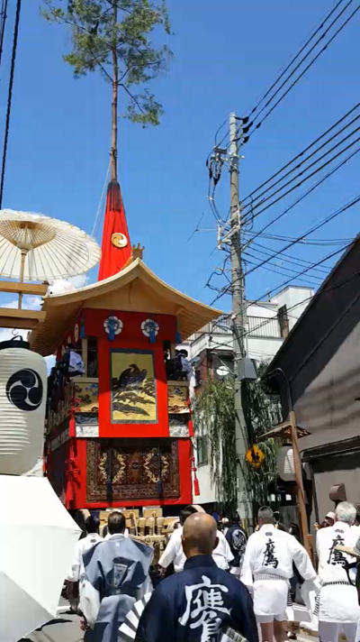 ７月。京都の祇園祭