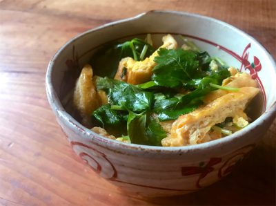 三つ葉ふんわり玉子の丼